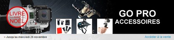 vente privee go pro accessoires