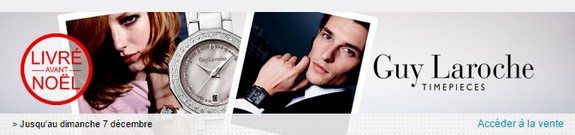 vente privee montres guy laroche