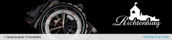 vente privee montres richtenburg