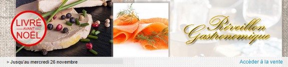 vente privee repas reveillon gastronomique