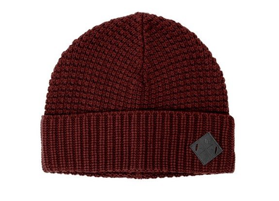 bonnet minimum coton laine rouge bordeaux