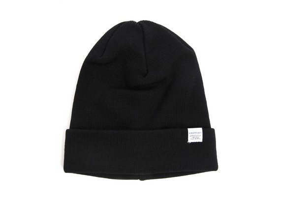 bonnet noir laine merinos norse projects