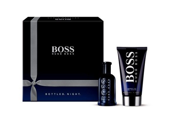 coffret cadeau parfum gel douche eau de toilette bottled night hugo boss