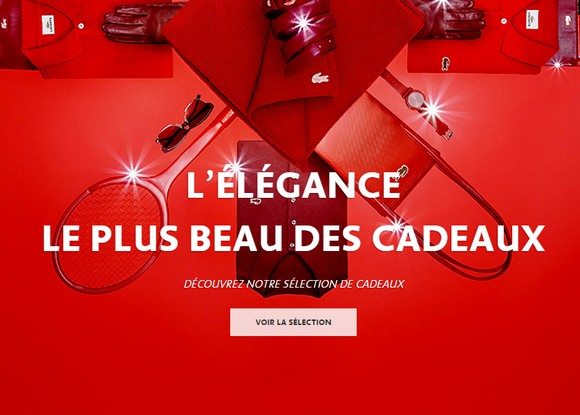 Idées cadeaux Lacoste pour hommes