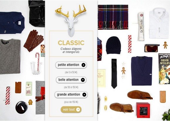 Idées cadeaux de Noël chez Menlook