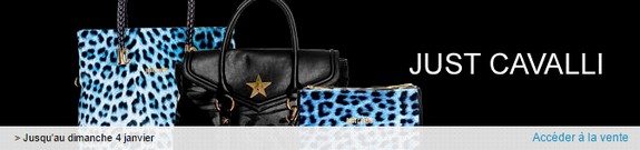 vente privee maroquinerie just cavalli