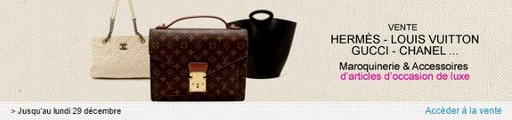 vente privee maroquinerie luxe chanel gucci louis vuitton hermes