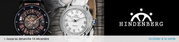 vente privee montres hindenberg