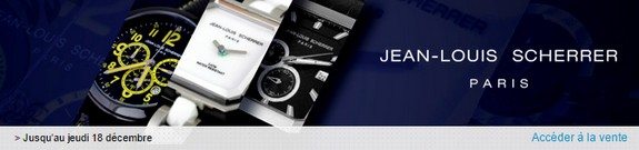 vente privee montres jean louis scherrer