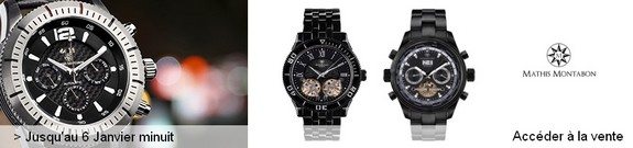 vente privee montres mathis montabon