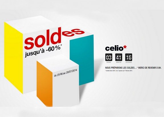 page maintenance soldes hiver 2015 celio