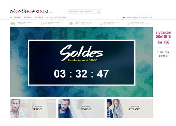 page maintenance soldes hiver 2015 monshowroom