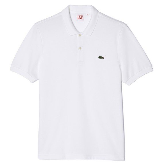 polo blanc lacoste live