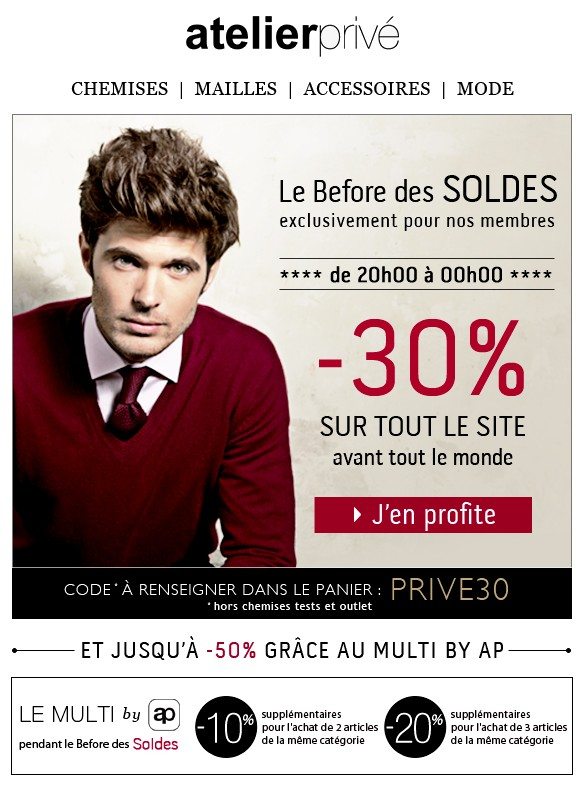 pre soldes atelier prive