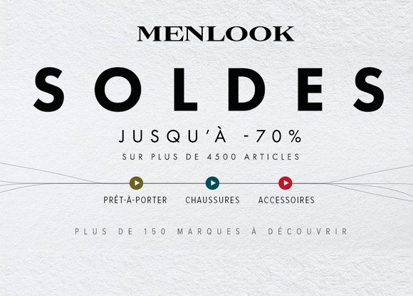 Soldes Menlook 2015