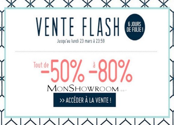 vente flash monshowroom