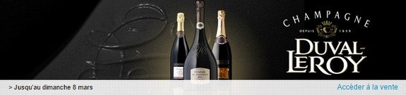 vente privee champagne duval leroy et e michel