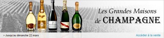 vente privee grandes maisons champagnes