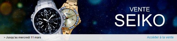 vente privee montres seiko