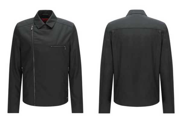 Blouson noir Hugo Boss