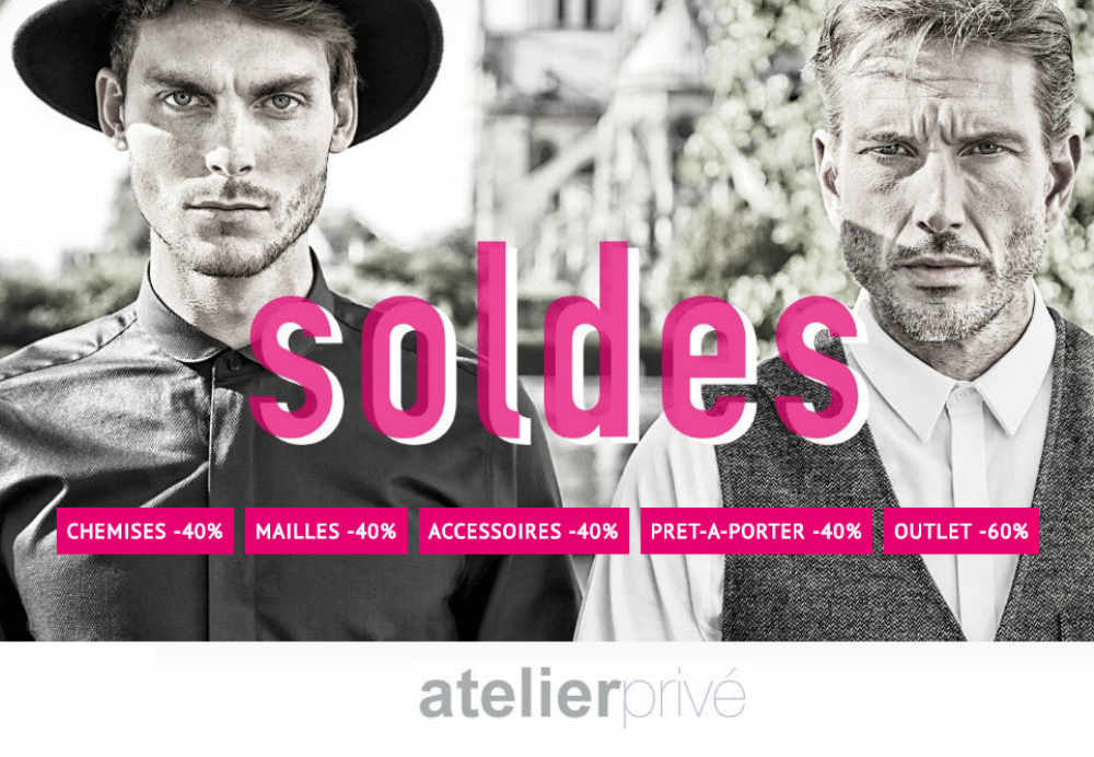 Atelier Privé vous ouvre ses portes à -50%