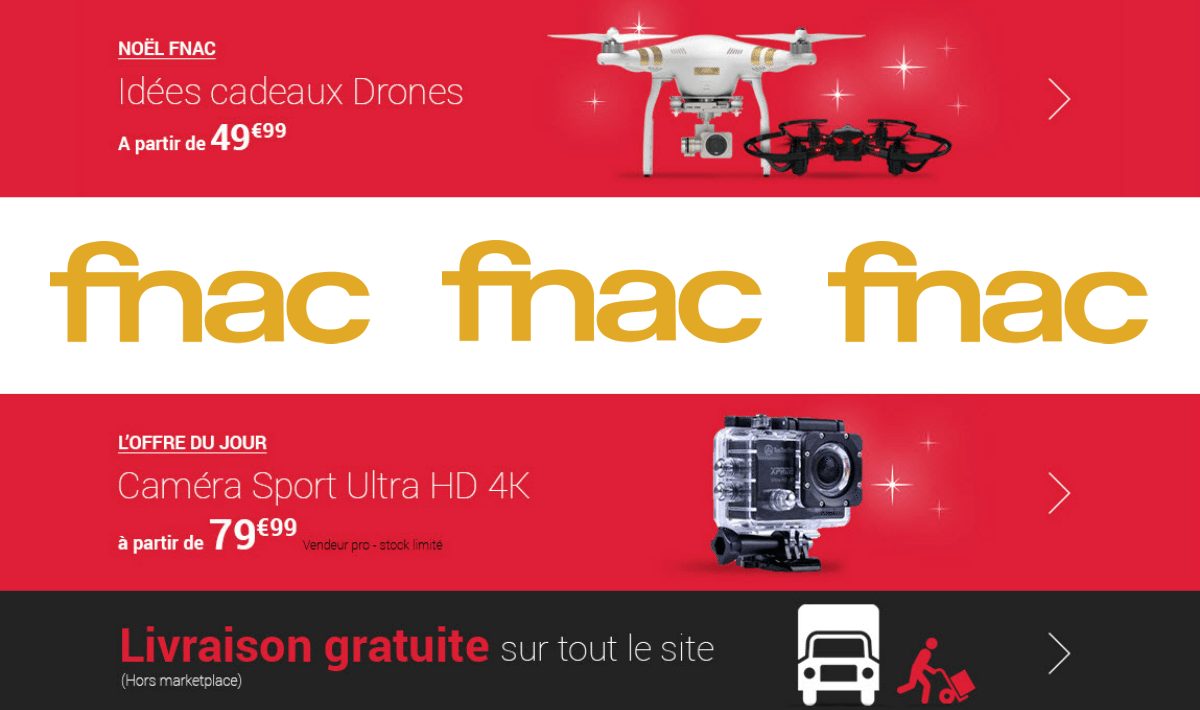 Les cadeaux High Tech de la Fnac font toujours rêver