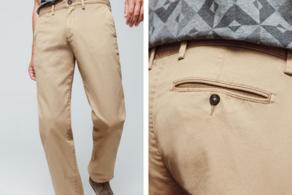 Pantalon beige Brice, soldes été 2018