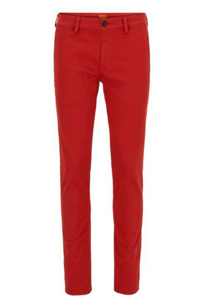 Pantalon chino rouge Hugo Boss soldes été 2018