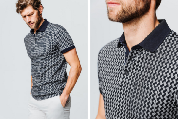 Polo à motif Brice, soldes été 2018