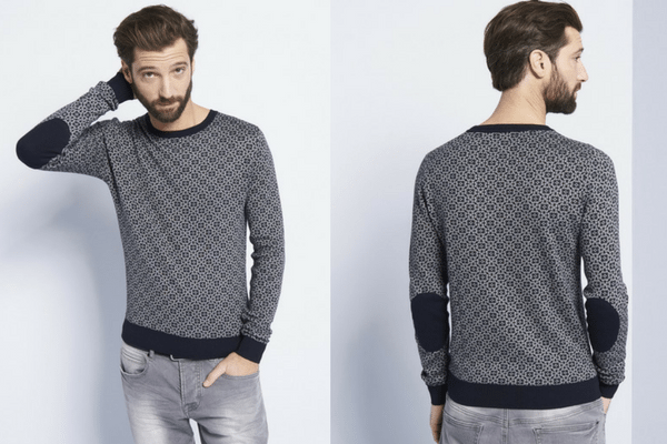 Pull jacquard Devred