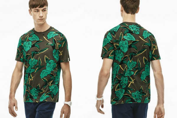 T-shirt tropical Lacoste