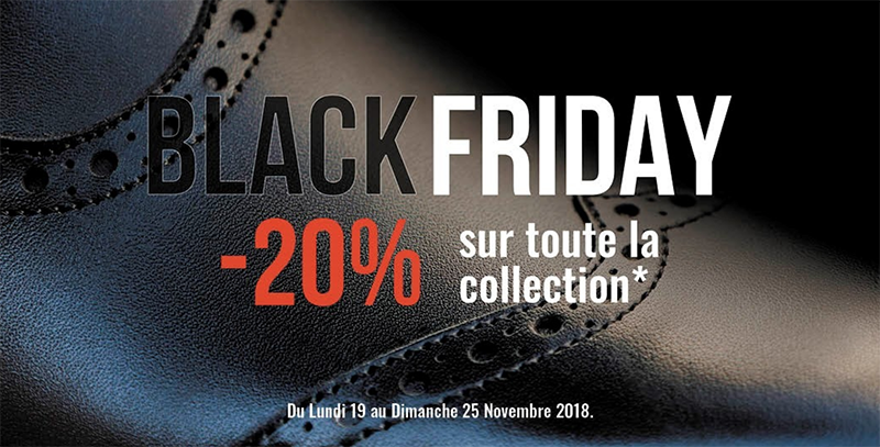 Black Friday sur les Chaussures Finsbury !!