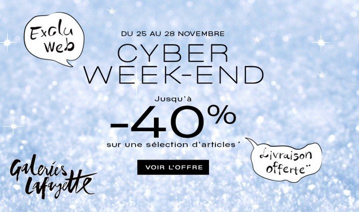 Black Friday Galeries Lafayette