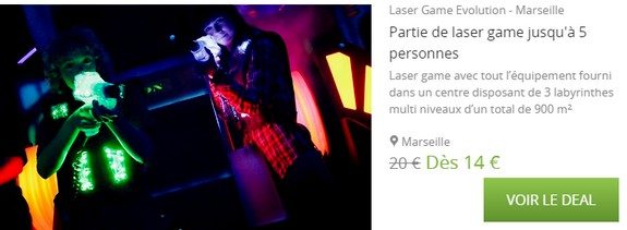 bon plan marseille laser game pas cher