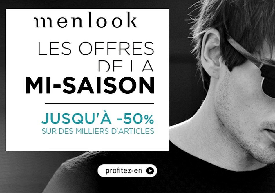 Bon Plan Mode Homme chez Menlook !