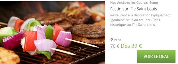 bon plan paris 4eme restaurant nos ancetres les gaulois