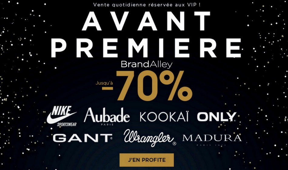 C’est Parti pour les Avant-Premières BrandAlley !