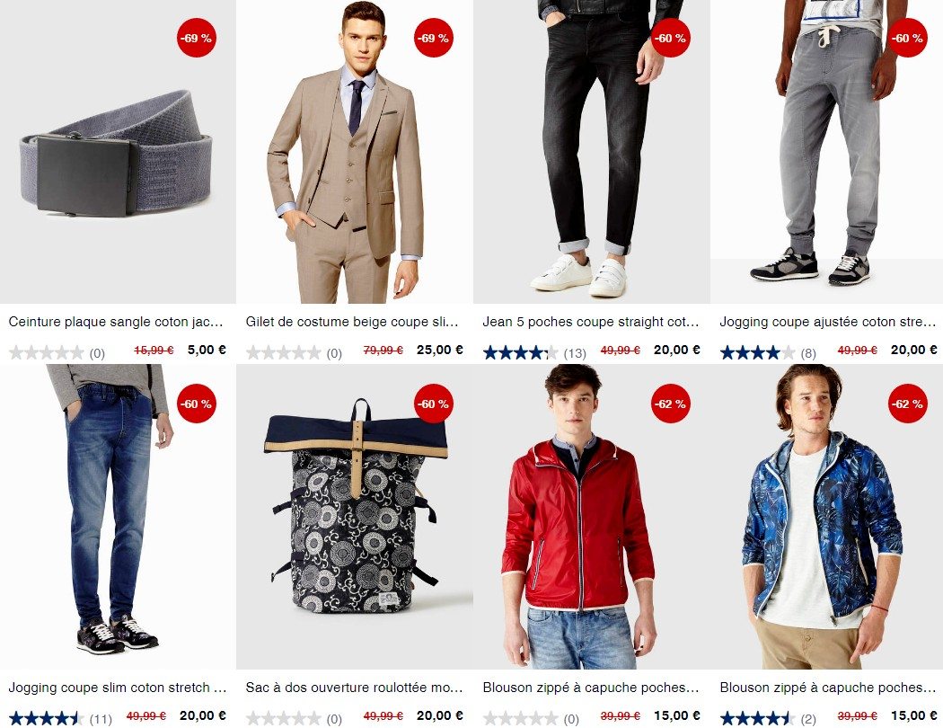 celio destockage homme