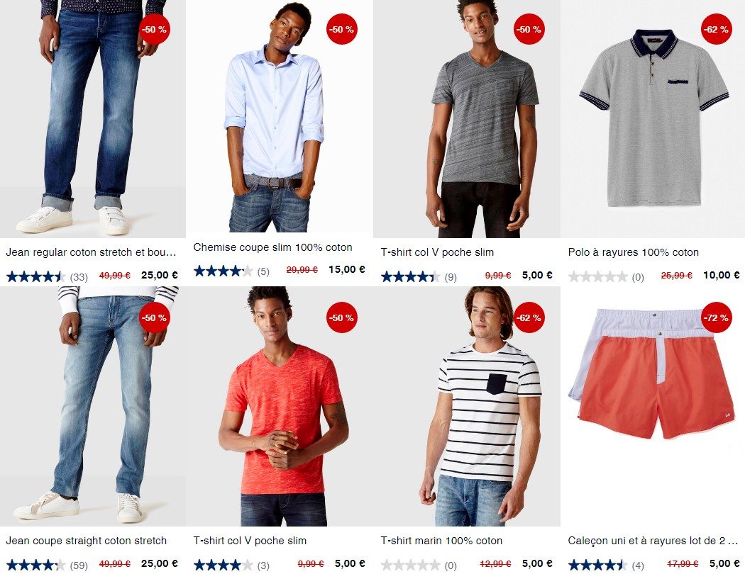 celio destockage mode homme