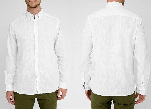 chemise blanche homme jack and jones