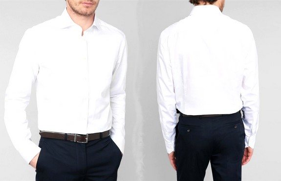 chemise homme blanche slim hackett