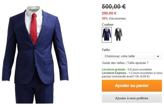 costume bleu tommy hilfiger tailored