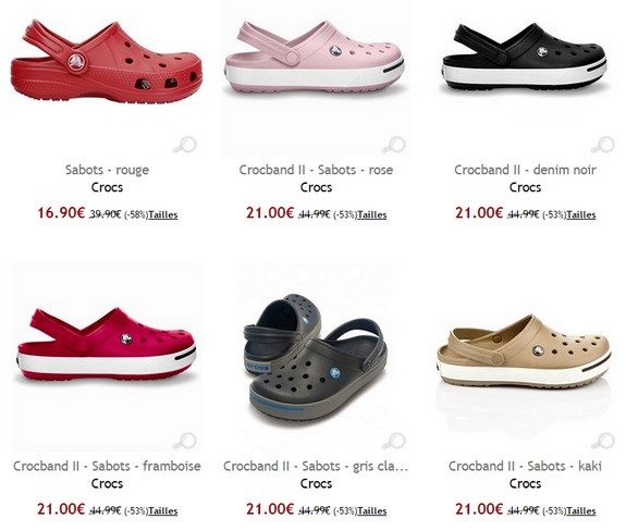 crocs femme