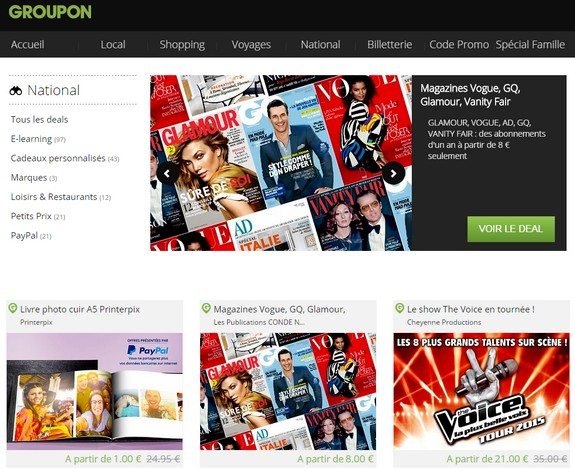 groupon deals nationaux