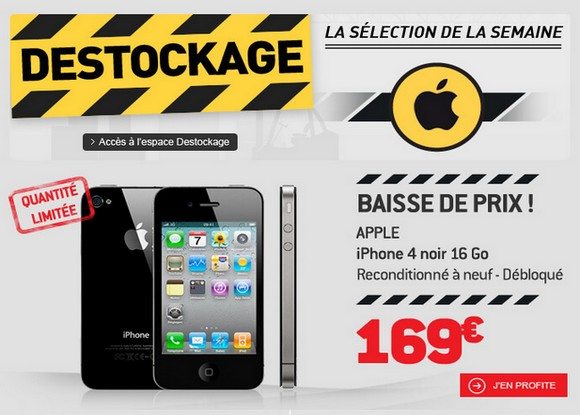 Déstockage Iphone chez RDC !