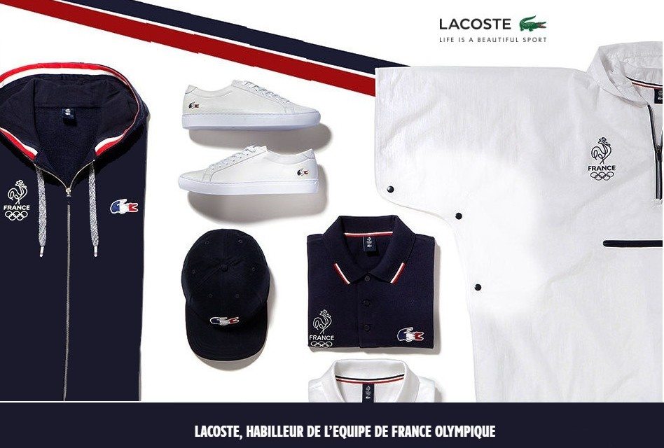 Lacoste habille l’équipe de France pour les JO de Rio 2016