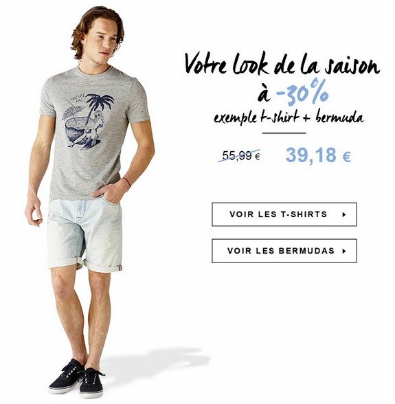 look homme celio printemps ete 2016