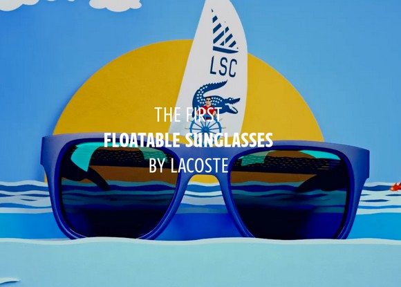 Les Lunettes de Soleil Flottantes Lacoste L816S