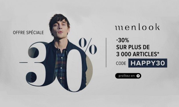 Code Promo Menlook : -30% de remise !