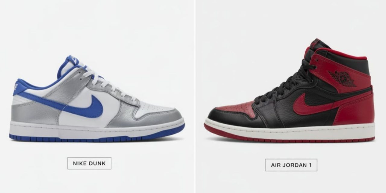 Nike Dunk vs Air Jordan 1 : Laquelle choisir selon ton look ?